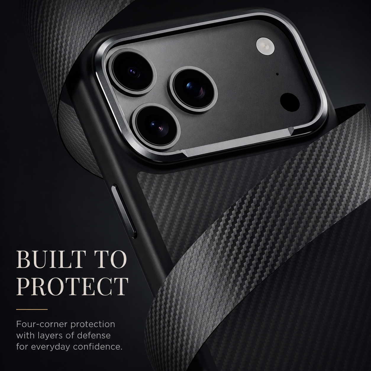 Premium iPhone Case MagSafe Compatible Kevlar Aramid Fiber Half Wrapped Cover Slim Magnetic Shockproof Protective Anti Scratch Matte Lightweight Design