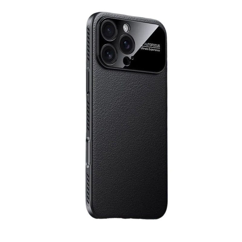 Premium iPhone Case MagSafe Magnetic Leather Border Cover Shockproof Heat Dissipation Camera Protection Anti Fingerprint Slim Full Coverage Design
