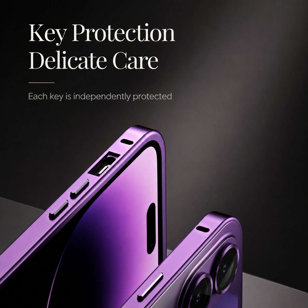 Premium iPhone Case Aluminum Metal Frame Protective Cover Shockproof Camera Lens Protection Wireless Charging Slim Lightweight PC Back Full Coverage