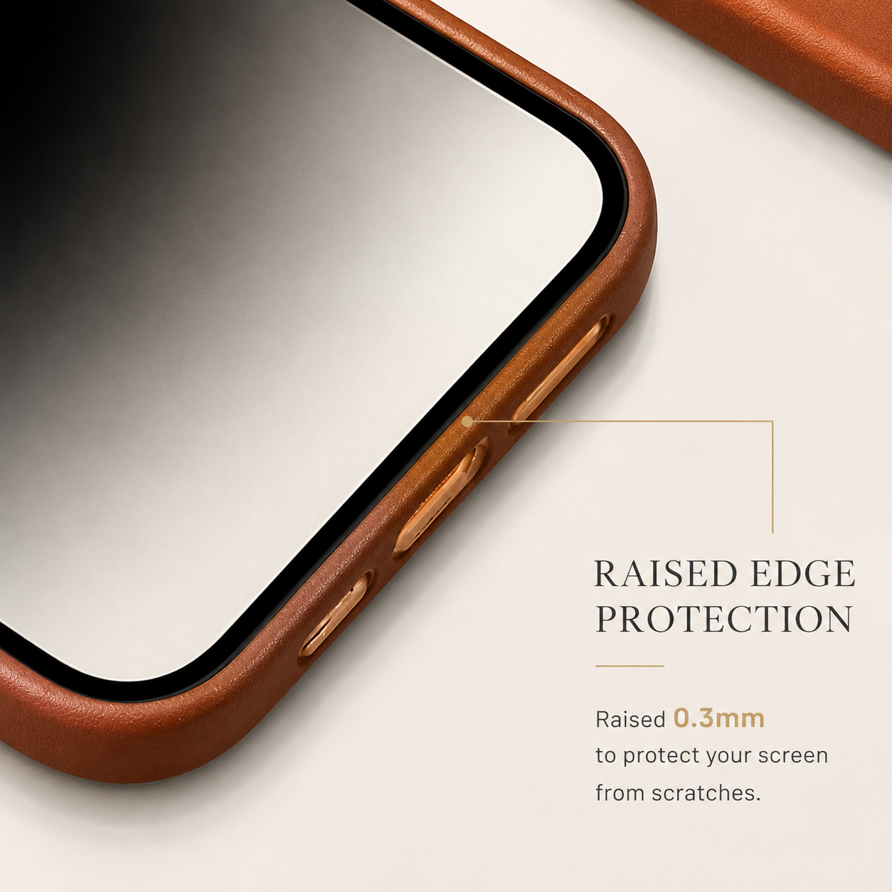Premium iPhone Case MagSafe Compatible Leather Cover Magnetic Back Shockproof Protective Cover Anti Scratch Slim Half Wrapped Design