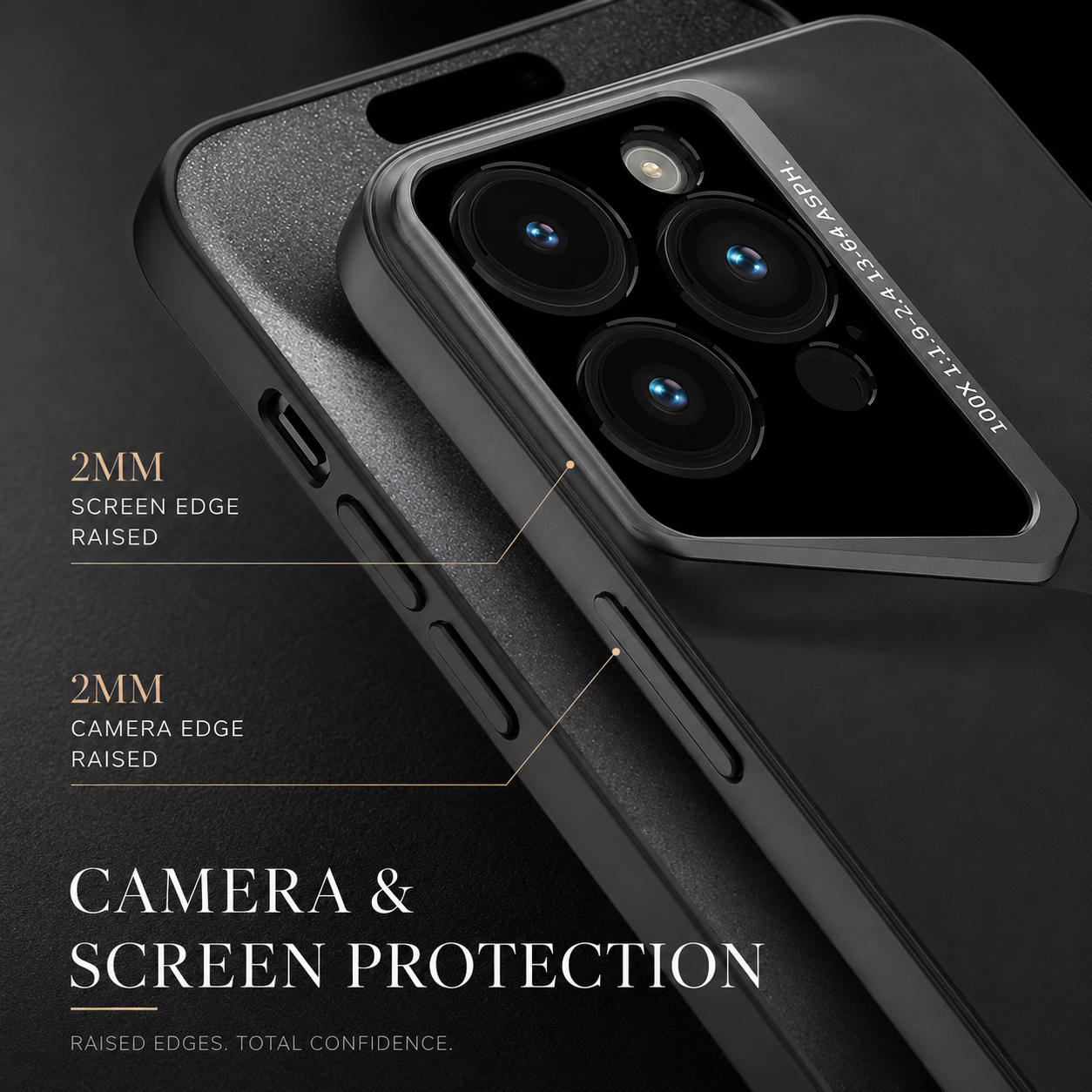 Premium iPhone Case Ultra Thin Titanium Style Cover Shockproof Camera Lens Protection Lightweight Non Slip Full Coverage Anti Scratch Slim Design