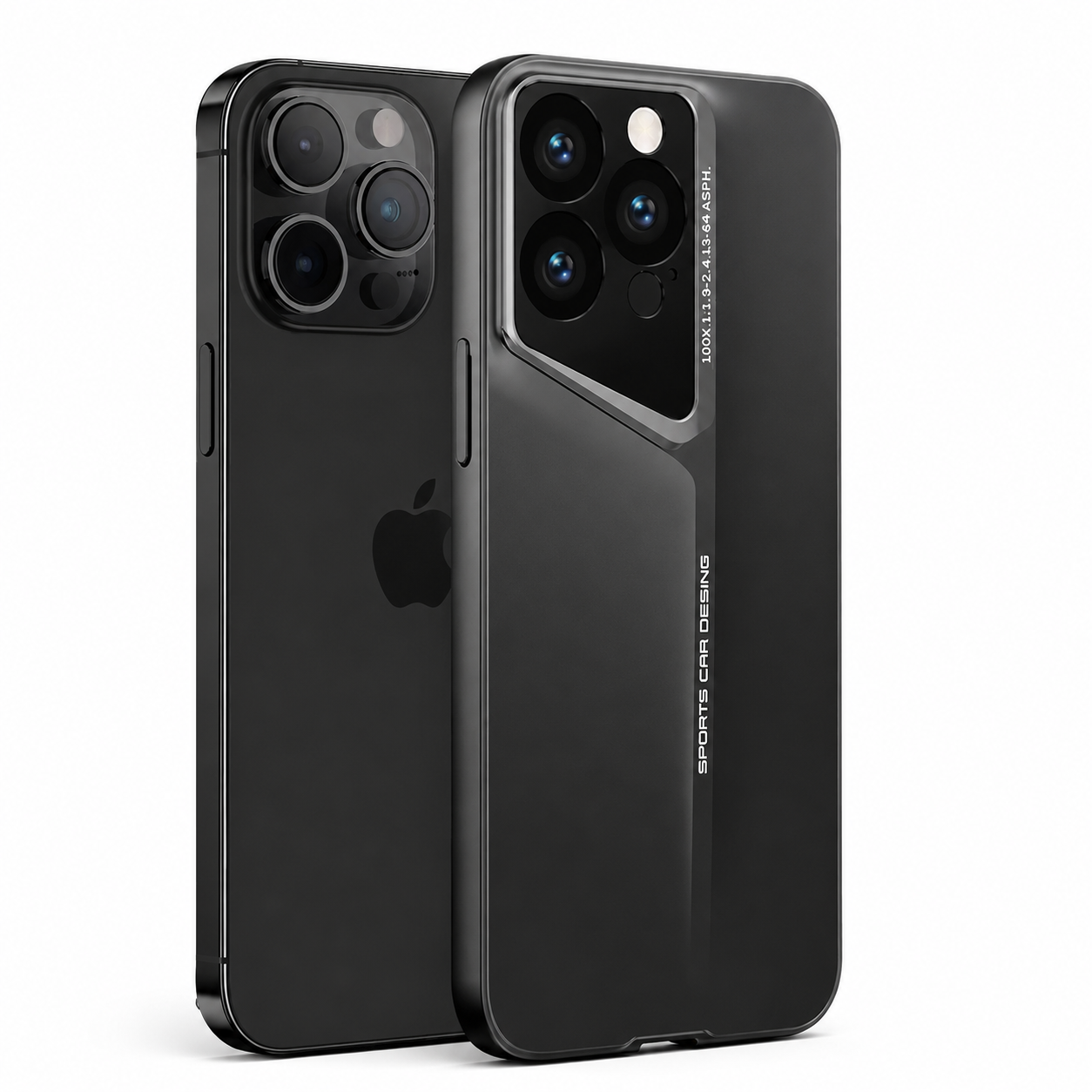 Premium iPhone Case Ultra Thin Protective Cover Titanium Style Shockproof Camera Lens Protection Anti Scratch Lightweight Anti Slip Slim Full Coverage