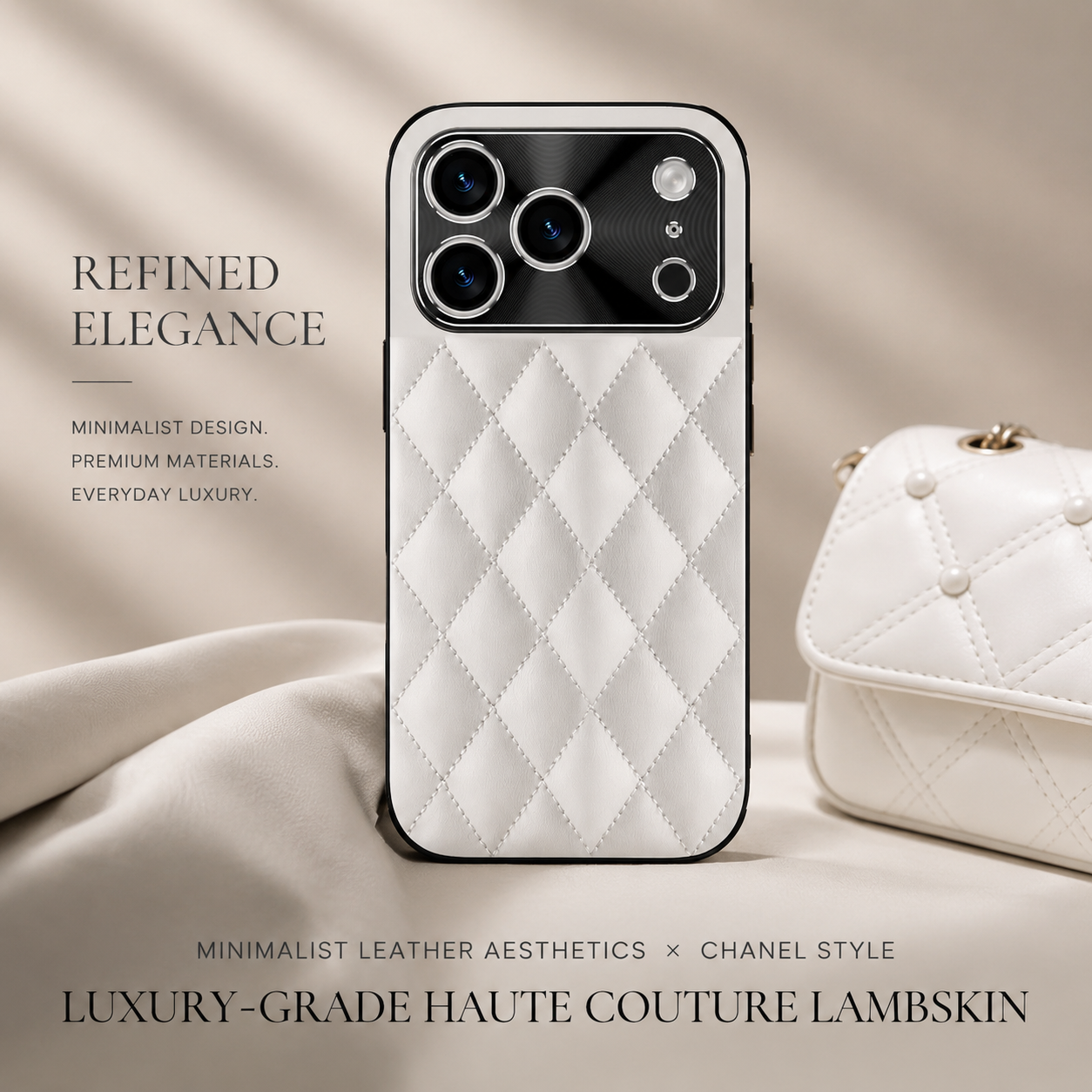 Premium iPhone Case MagSafe Compatible PU Leather Protective Cover Shockproof Camera Lens Protection Anti Scratch Non Slip Slim Full Coverage