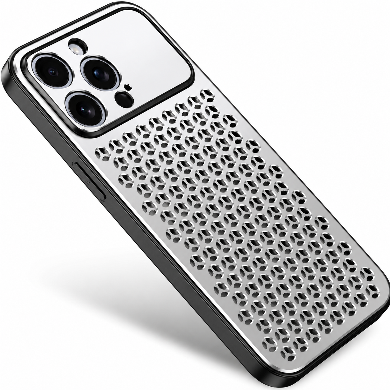 Premium iPhone Case Aluminum Alloy Protective Cover Breathable Metal Frame Shockproof Anti Fingerprint Scratch Resistant Slim Lightweight Design