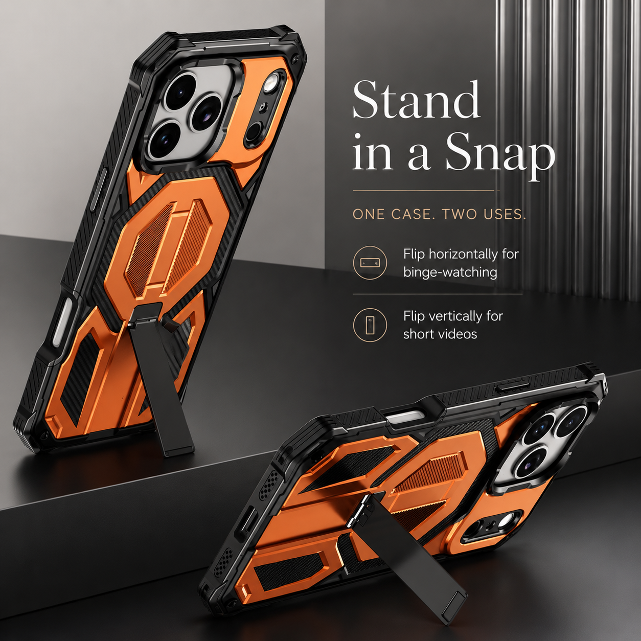 Premium Magnetic Military Grade iPhone Case Dual Layer Shockproof Heavy Duty Protective Cover MagSafe Compatible Anti Scratch Full Coverage Slim Armor Case