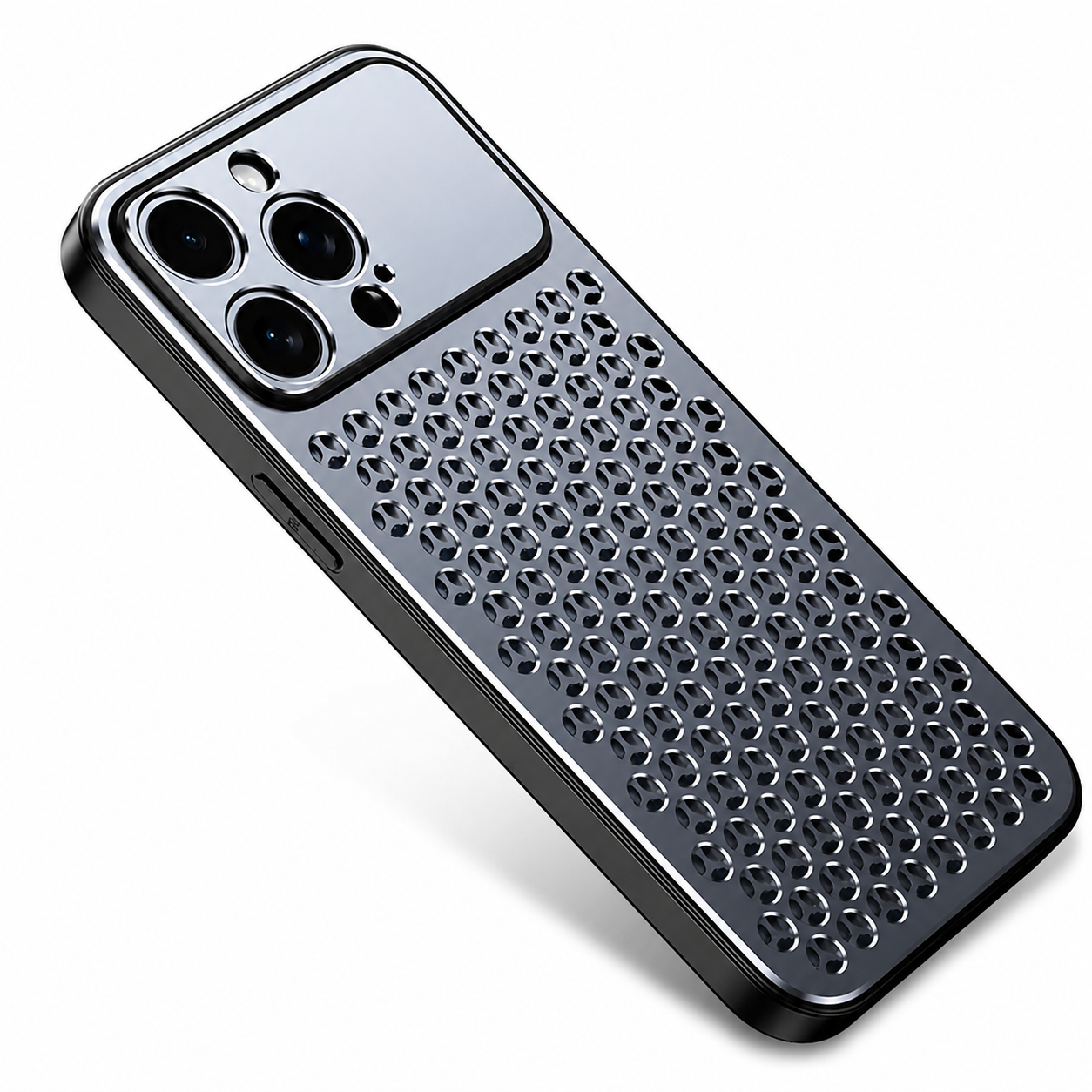 Premium iPhone Case Aluminum Alloy Protective Cover Breathable Metal Frame Shockproof Anti Fingerprint Scratch Resistant Slim Lightweight Design