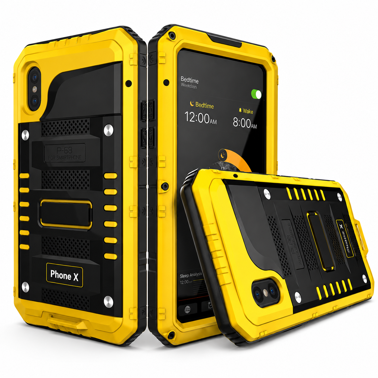 Premium iPhone Case MagSafe Compatible IP68 Waterproof Aluminum Armor Cover Magnetic Shockproof Full Body Camera Guard Rugged Protective Design