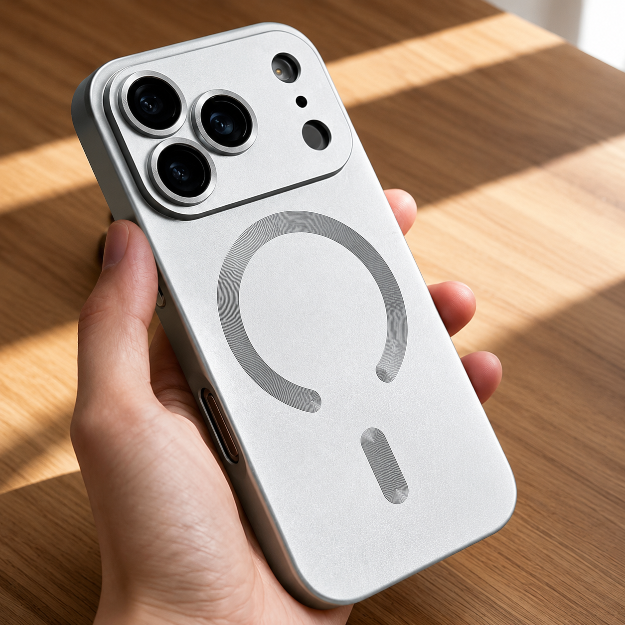 Premium iPhone Case MagSafe Compatible Magnetic Metallic Finish Shockproof Protective Cover Wireless Charging Camera Lens Protection Soft TPU Slim Full Coverage