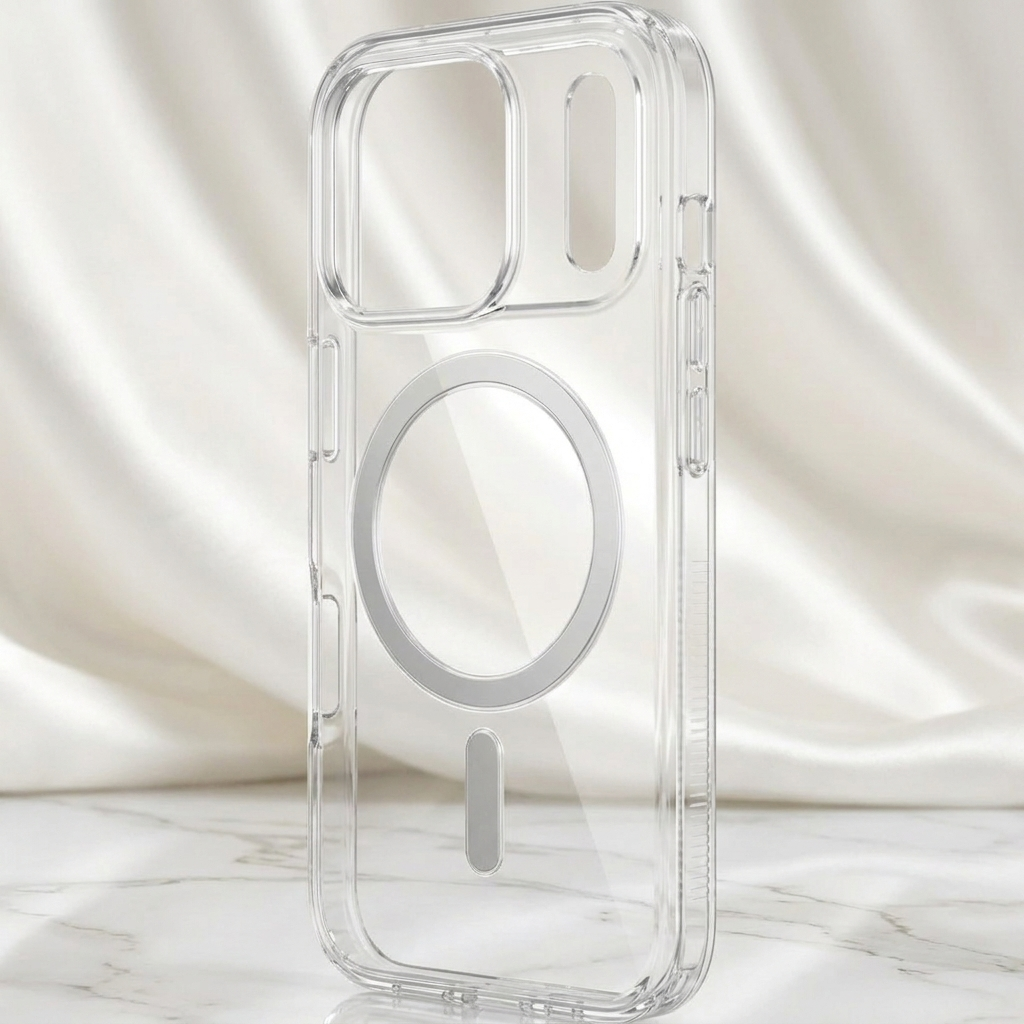 Clear Slim Phone Case Transparent Cover Compatible with iPhone 17 Pro Max