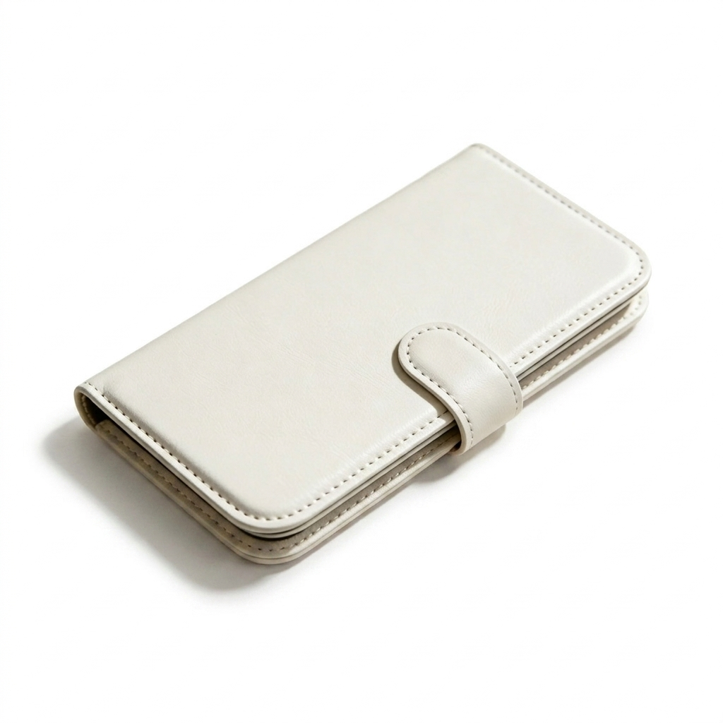 Leather-Style Wallet Phone Case Flip Card Holder Compatible with iPhon
