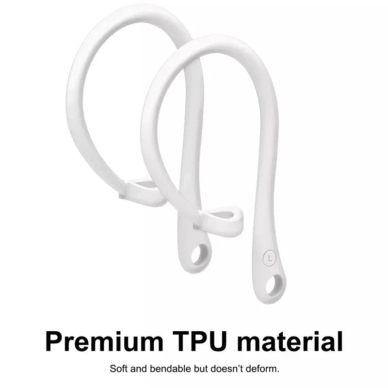 Premium AirPods Ear Hooks Silicone Anti-Slip Secure Fit Sports Ear Support Wireless Earbud Accessories