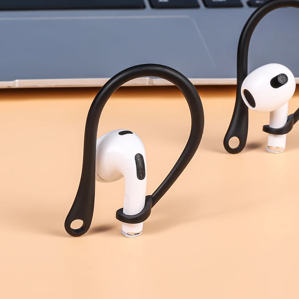 Premium AirPods Ear Hooks Silicone Anti-Slip Secure Fit Sports Ear Support Wireless Earbud Accessories