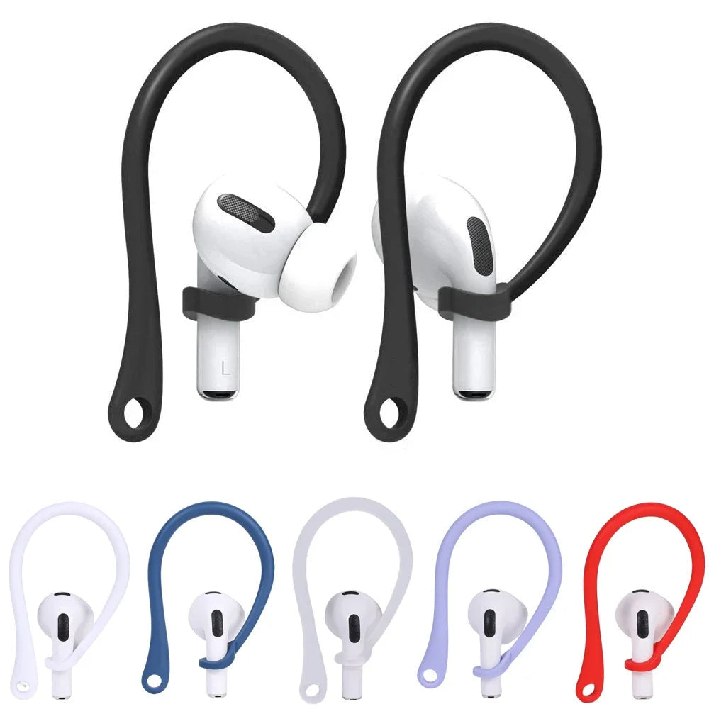 Premium AirPods Ear Hooks Silicone Anti-Slip Secure Fit Sports Ear Support Wireless Earbud Accessories