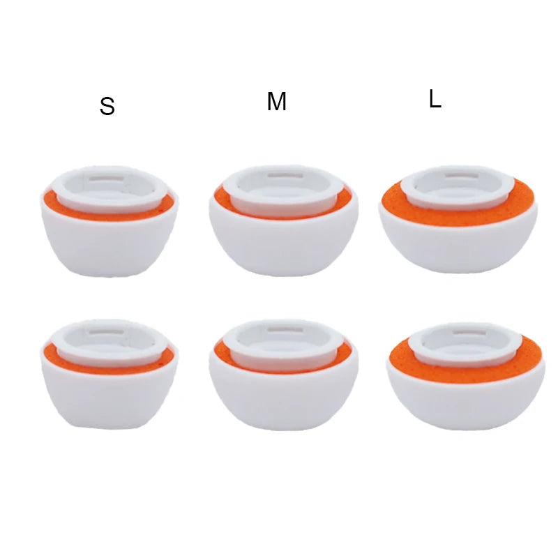 Premium AirPods Ear Tips Memory Foam Silicone Replacement Earbud Tips Noise Isolation Comfortable Multi Size Fit