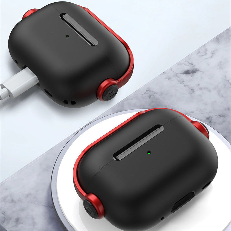 Premium AirPods Protective Case Shockproof Cover with Lanyard Strap Lightweight Wireless Charging Compatible