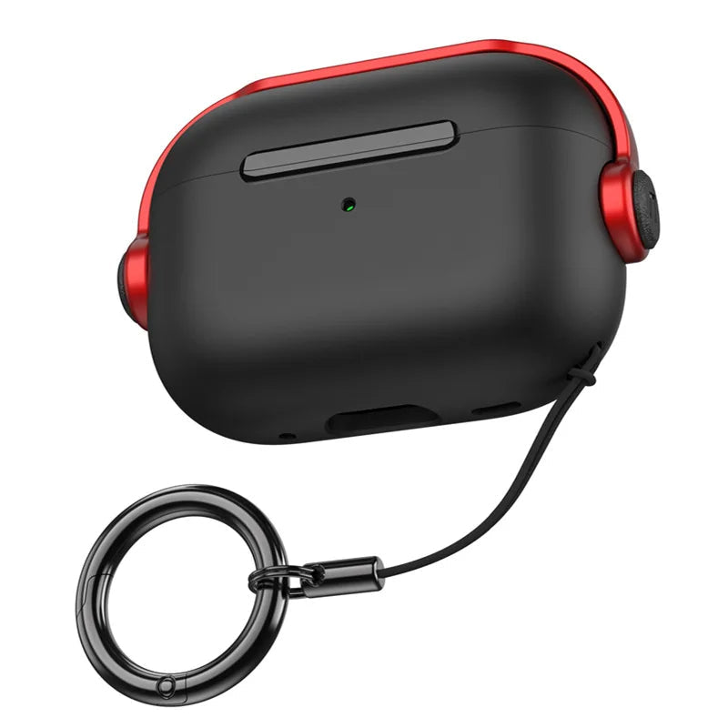Premium AirPods Protective Case Shockproof Cover with Lanyard Strap Lightweight Wireless Charging Compatible