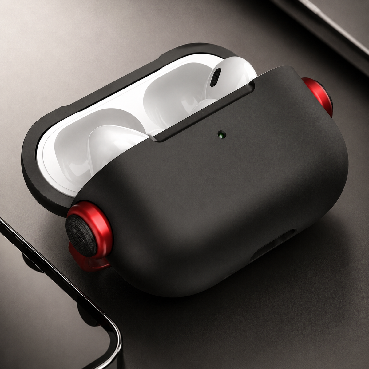 Premium AirPods Protective Case Shockproof Cover with Lanyard Strap Lightweight Wireless Charging Compatible Secure Fit Portable Everyday Essentials