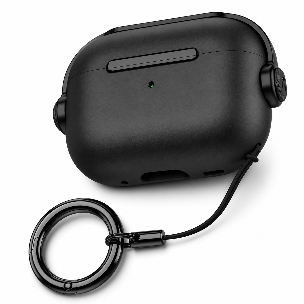 Premium AirPods Protective Case Shockproof Cover with Lanyard Strap Lightweight Wireless Charging Compatible Secure Fit Portable Everyday Essentials