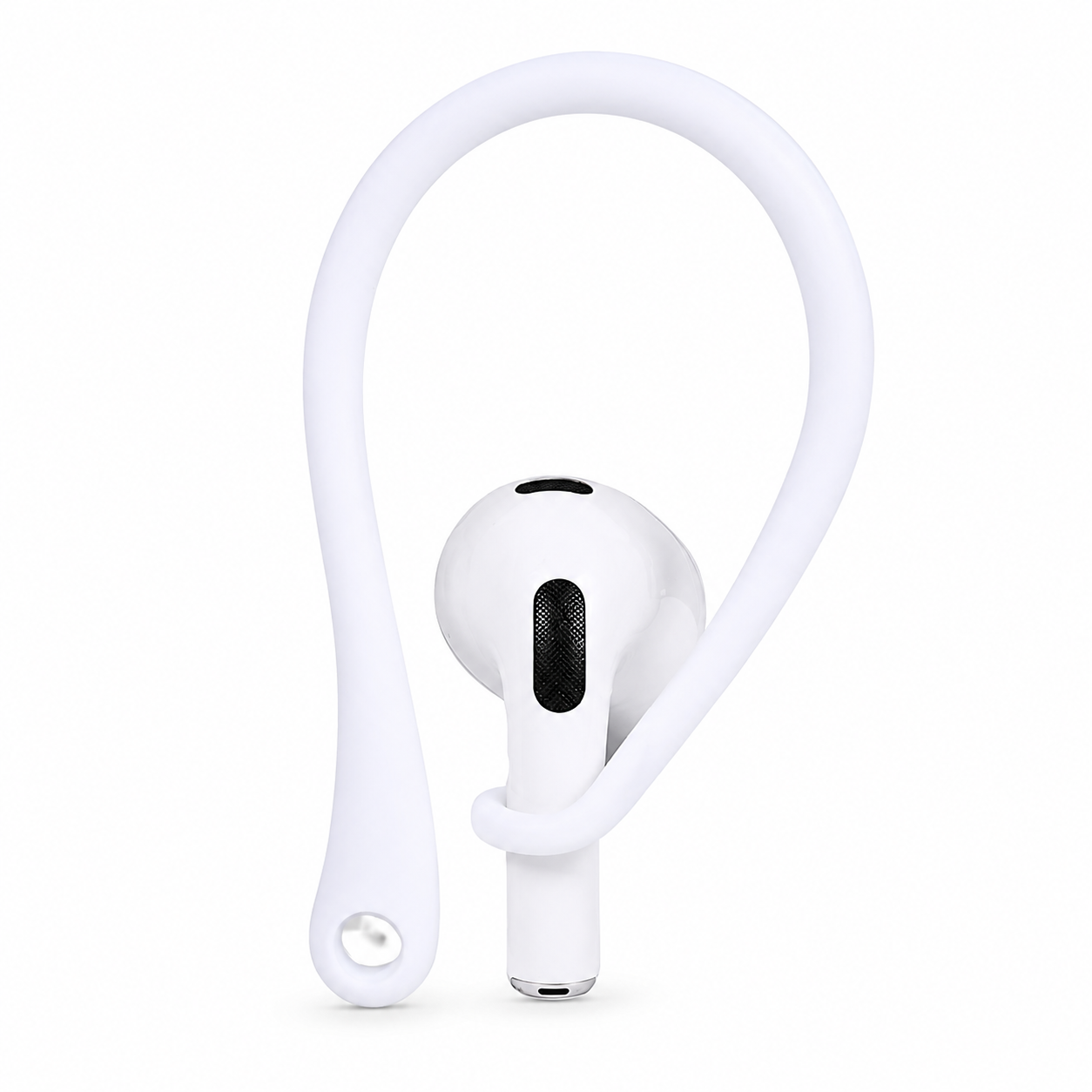 Premium AirPods Silicone Ear Hooks Anti-Slip Sports Earbud Grips Secure Fit Wireless Earphone Support Covers Lightweight Accessories Holder Travel Kit