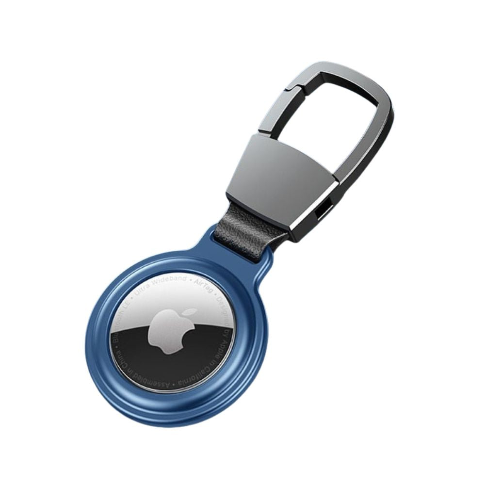 Premium AirTag Case Metal Protective Cover Shockproof Keychain Clip Scratch Resistant Secure Holder