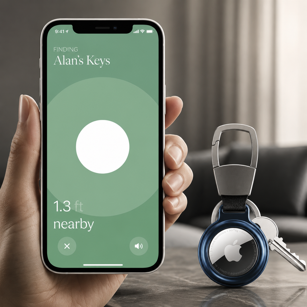 Premium AirTag Case Metal Protective Cover Shockproof Keychain Holder Scratch Resistant Secure Clip Compact Portable Tracking Device Accessory Kit