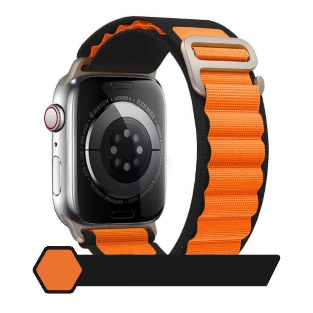 Premium Apple Watch Band Alpine Loop Nylon Sport Strap Adjustable Secure Fit Durable Outdoor Wristband
