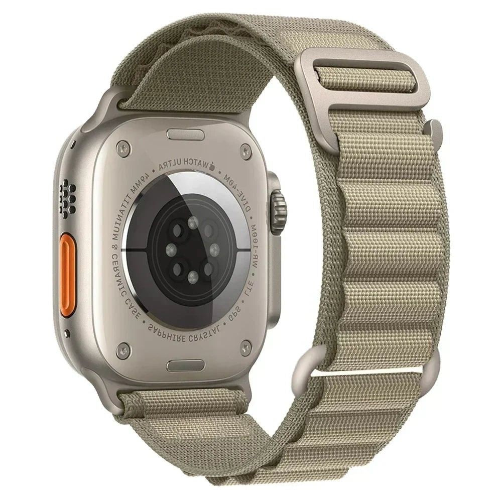 Premium Apple Watch Band Alpine Loop Nylon Sport Strap Adjustable Secure Fit Durable Outdoor Wristband
