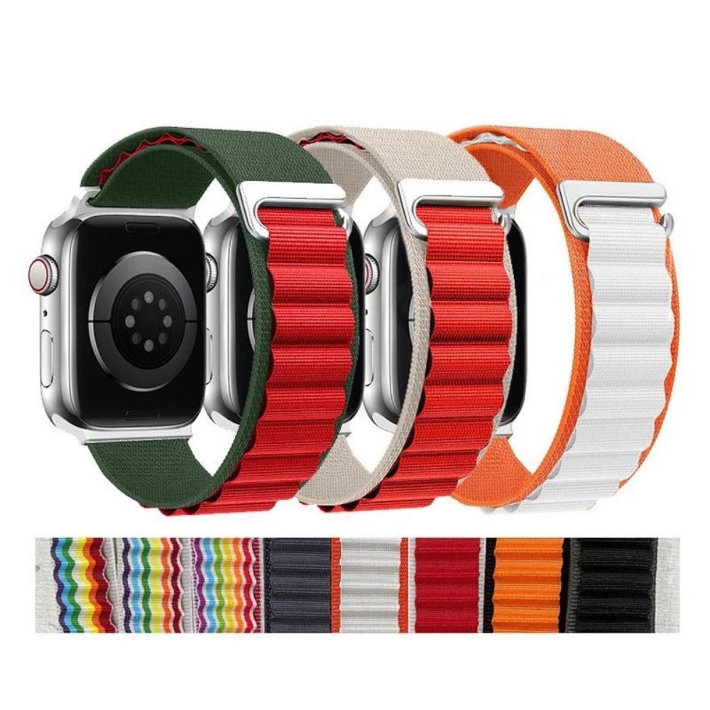Premium Apple Watch Band Alpine Loop Nylon Sport Strap Adjustable Secure Fit Durable Outdoor Wristband