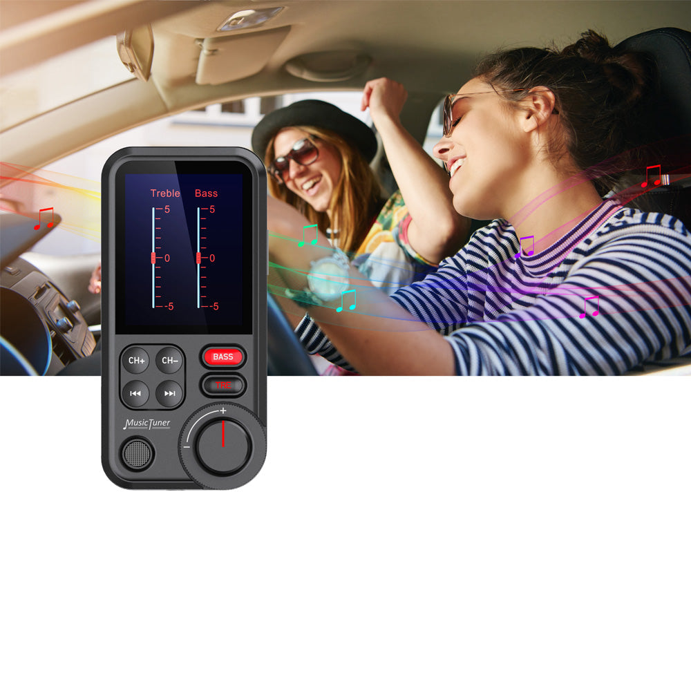 Premium Car Bluetooth FM Transmitter QC 3.0 Fast Charging USB Audio Adapter Hands-Free Music Player