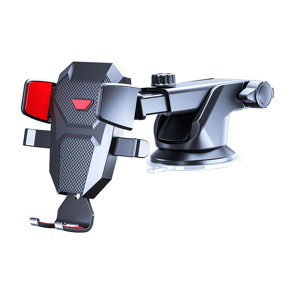 Premium Car Phone Mount Suction Cup Dashboard Windshield Holder 360 Rotation Secure Grip Smartphone Stand