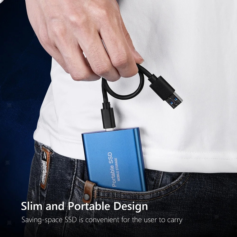 Premium External SSD Portable USB 3.1 High Speed Storage Drive Compact Data Backup Solution Multi Capacity Support