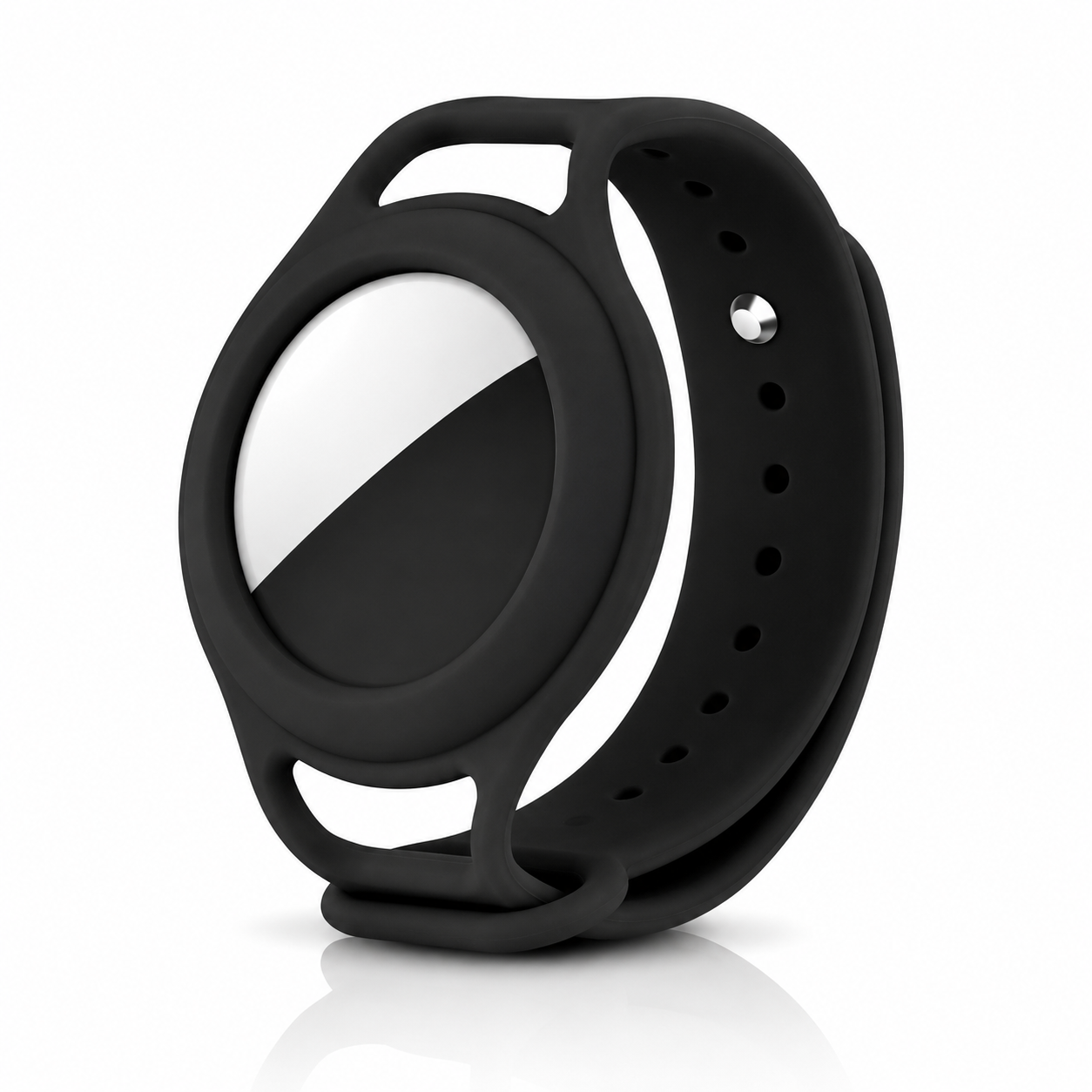 Premium Kids AirTag Wristband Adjustable Silicone Tracker Holder Secure Fit Lightweight Comfort Band Child Wearable Everyday Tracking Support Daily