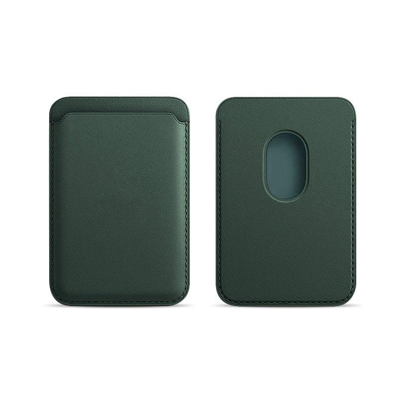 Premium MagSafe Wallet Magnetic Card Holder Slim Leather Phone Wallet Detachable Secure Card Storage Case