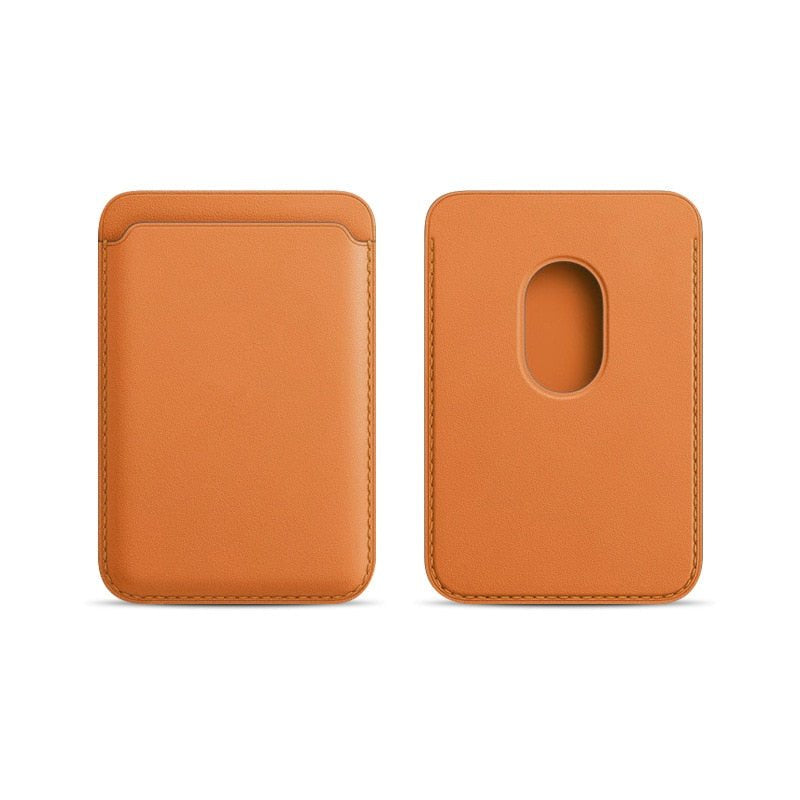 Premium MagSafe Wallet Magnetic Card Holder Slim Leather Phone Wallet Detachable Secure Card Storage Case