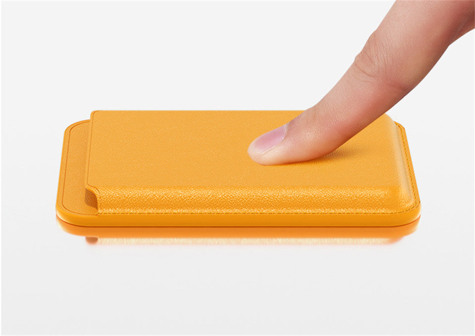 Premium MagSafe Wallet Magnetic Card Holder Slim Leather Phone Wallet Detachable Secure Card Storage Case
