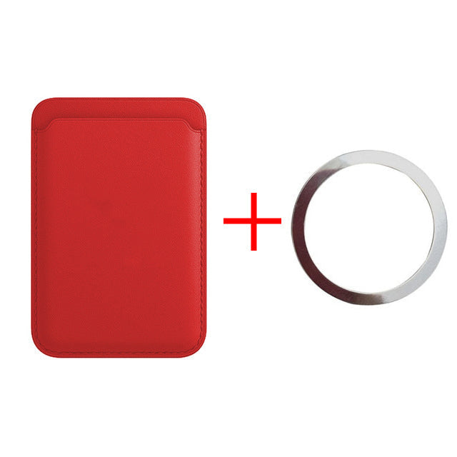 Premium MagSafe Wallet Magnetic Card Holder Slim Leather Phone Wallet Detachable Secure Card Storage Case
