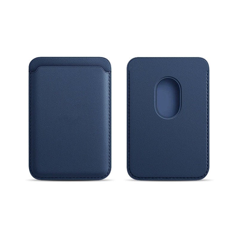 Premium MagSafe Wallet Magnetic Card Holder Slim Leather Phone Wallet Detachable Secure Card Storage Case