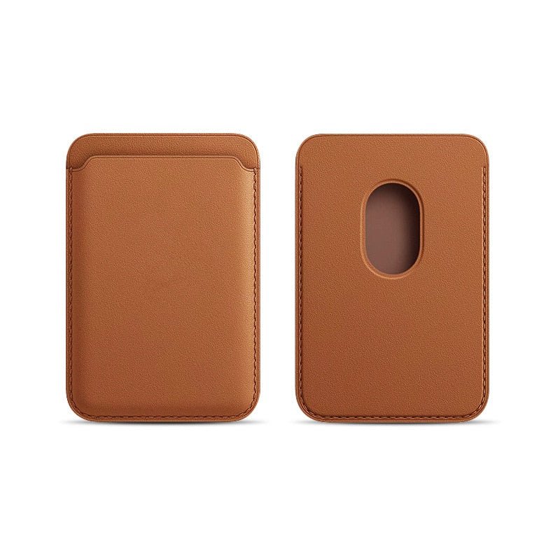 Premium MagSafe Wallet Magnetic Card Holder Slim Leather Phone Wallet Detachable Secure Card Storage Case