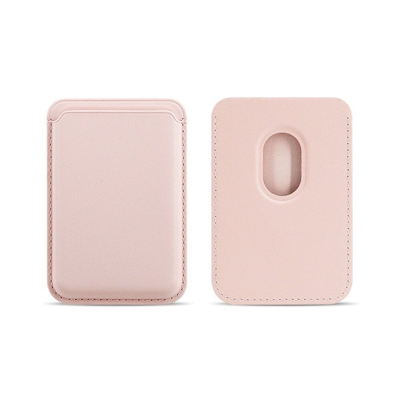 Premium MagSafe Wallet Magnetic Card Holder Slim Leather Phone Wallet Detachable Secure Card Storage Case