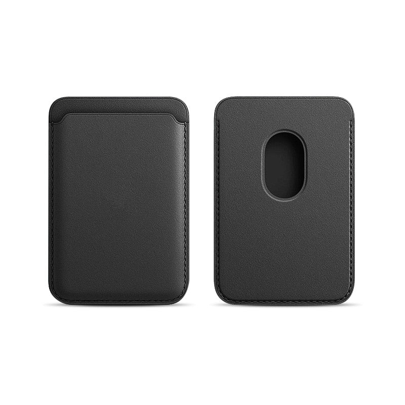 Premium MagSafe Wallet Magnetic Card Holder Slim Leather Phone Wallet Detachable Secure Card Storage Case