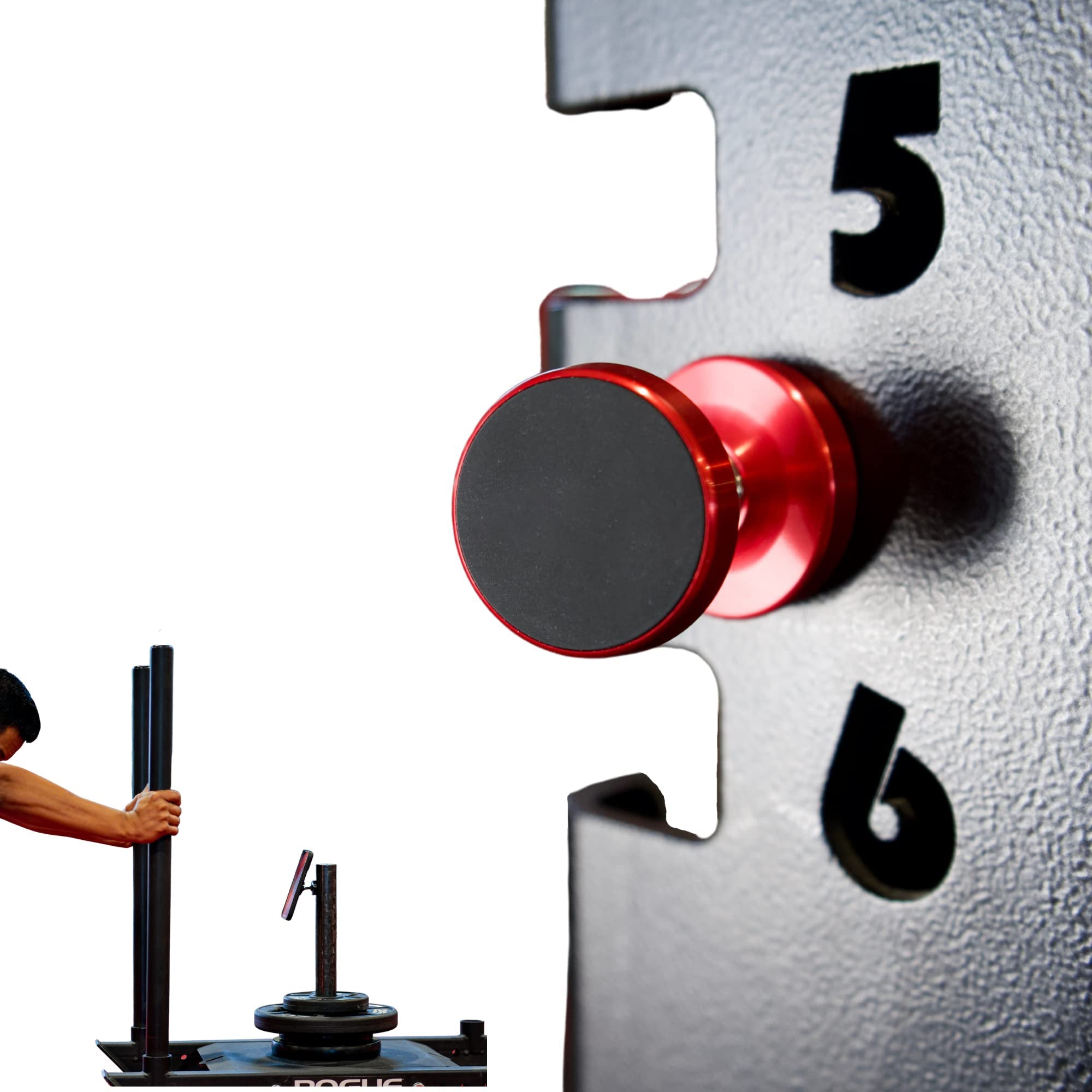 Premium Magnetic Phone Holder Dual Magnet Gym Mount 360 Rotation Secure Grip Smartphone Training Stand