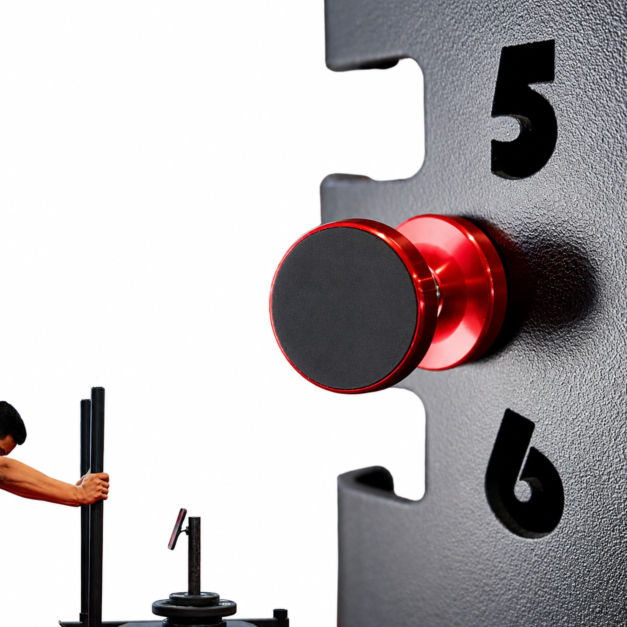 Premium Magnetic Phone Holder Dual Magnet Gym Mount 360 Rotation Secure Grip Smartphone Training Stand Portable Lightweight Adjustable Hands-Free