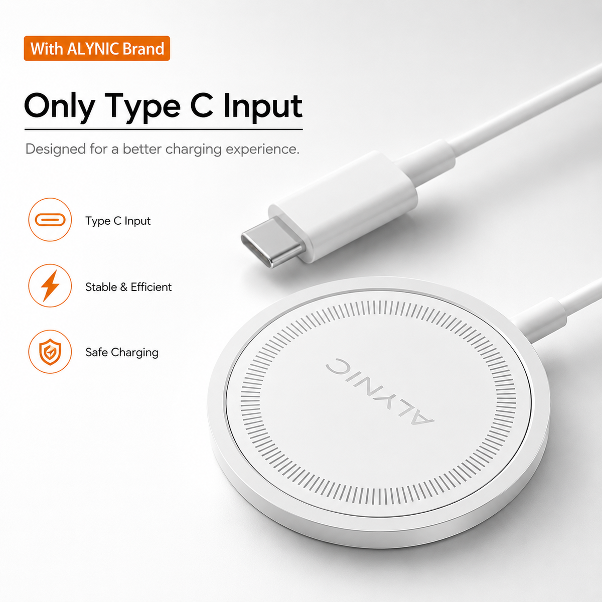 Premium Magnetic Wireless Charger Stand MagSafe Compatible 30W Fast Charging USB-C PD Charging Dock Magnetic Phone Stand Holder Desk Desktop Organizer
