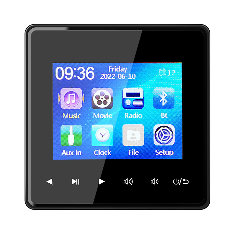 Premium Mini Bluetooth Speaker Amplifier HD Display Stereo Sound System FM AUX Wireless Audio Center