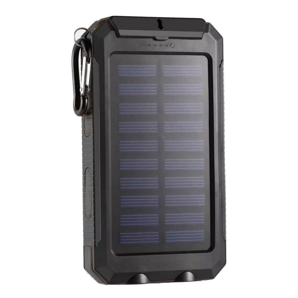 Premium Power Bank 20000mAh Solar Charger Fast Charging Portable Battery Pack LED Flashlight Outdoor Travel Charger