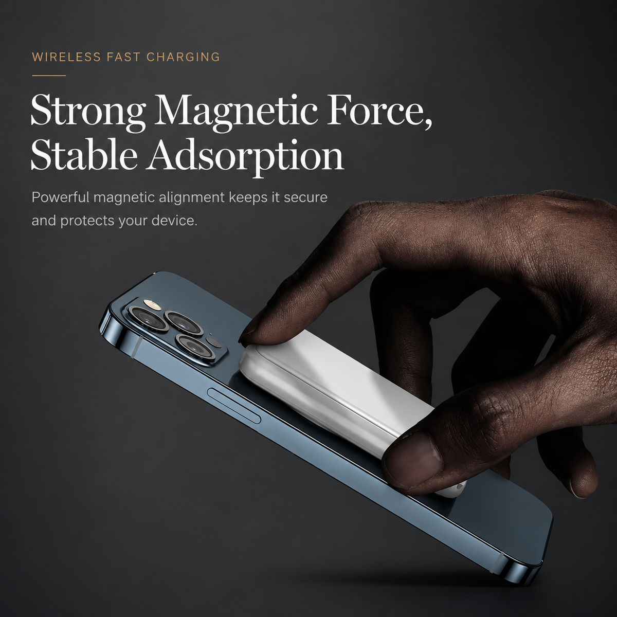 Premium Power Bank MagSafe Compatible Wireless Charger 10000mAh PD Fast Charging Magnetic Battery Pack Portable Rechargeable Charger for Travel Use