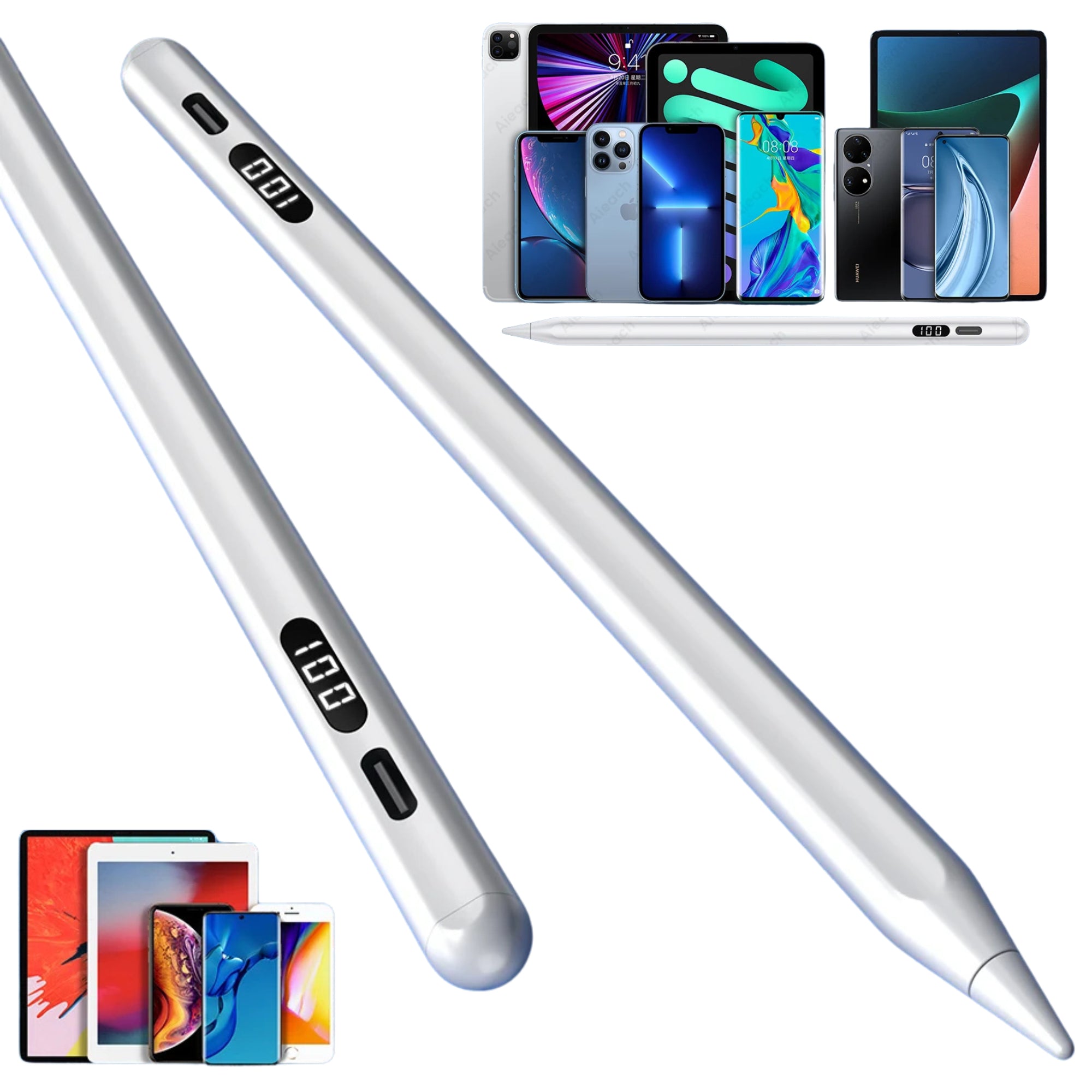 Premium Stylus Pen Bluetooth Compatible Precision Tip Rechargeable Touchscreen Tablet Pen with Power Display