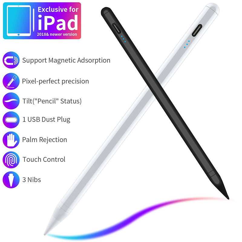 Premium Stylus Pen Bluetooth Compatible Precision Tip Rechargeable Touchscreen Tablet Pen with Power Display