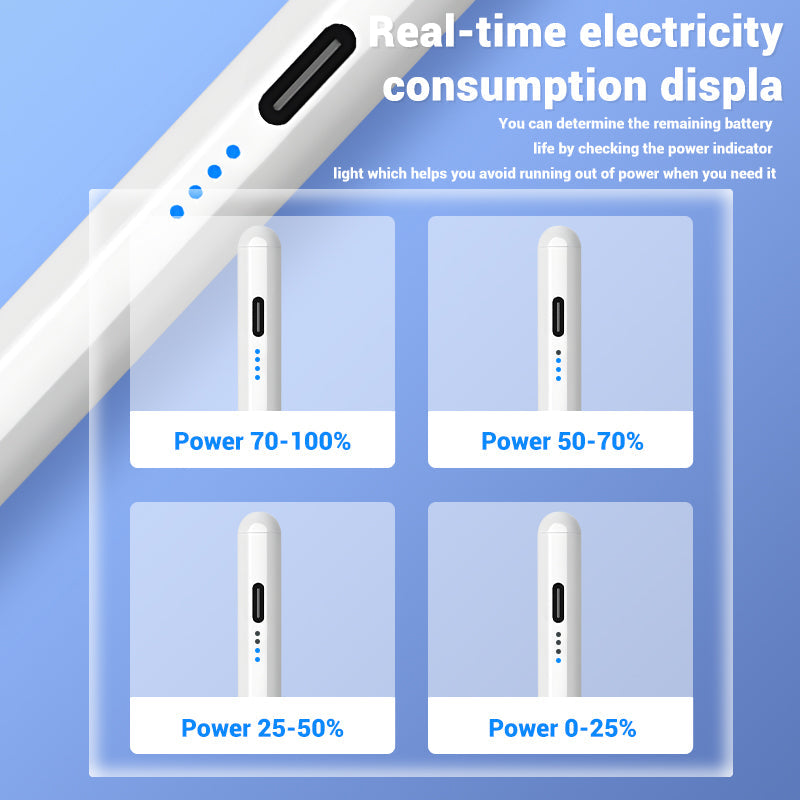 Premium Stylus Pen Bluetooth Compatible Precision Tip Rechargeable Touchscreen Tablet Pen with Power Display