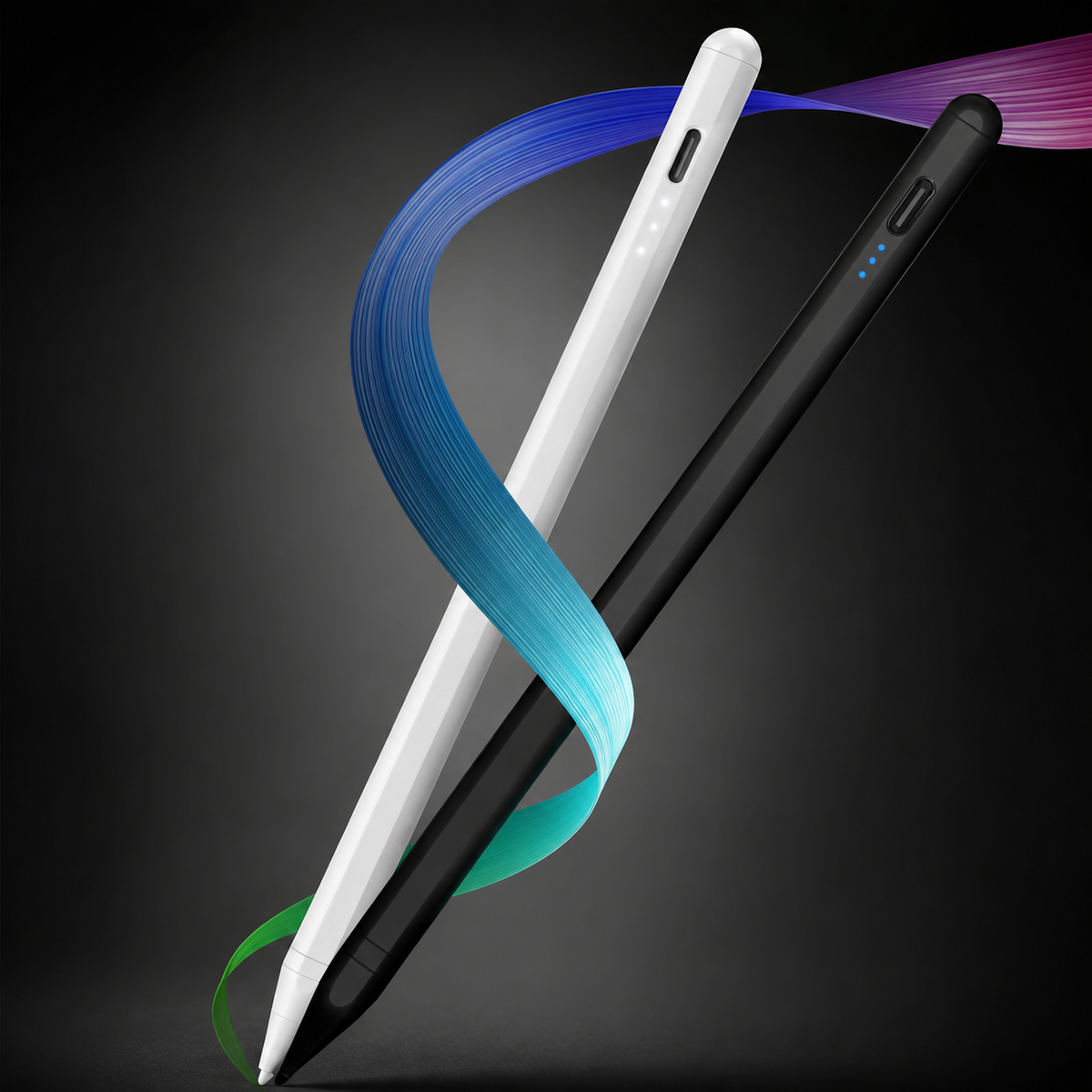 Premium Stylus Pen Bluetooth Compatible Rechargeable Touchscreen Tablet Pen Precision Tip Digital Pencil Power Display Writing Drawing Tool Daily